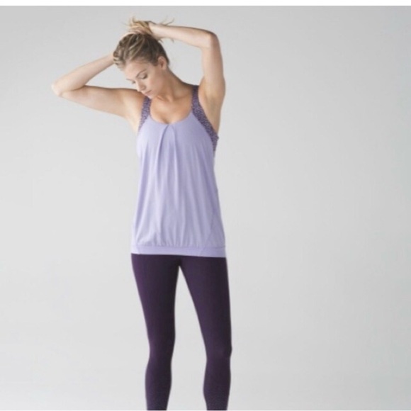 LULULEMON Nouveau No Limits Purple
Workout/Gym Tank Top w/Built in bra size 4 - Picture 1 of 8